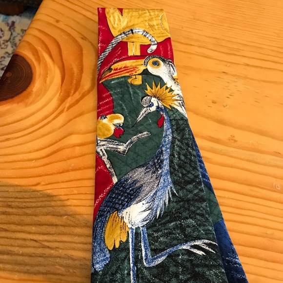 World Wild Life Animal Silk Tie - Picture 2 of 5